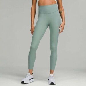 LULULEMON BASE PACE HIGH RISE TIGHT 25" IN MISTY GLADE SIZE 4